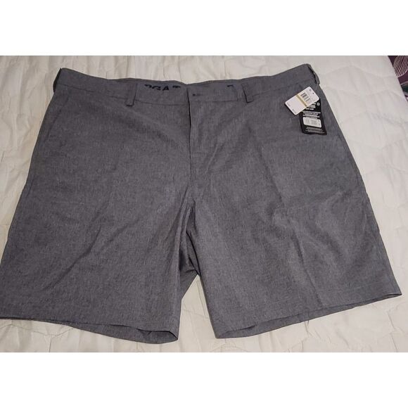 PGA Tour Other - PGA Tour Mens 9" Golf Shorts Asphalt 44 Flat Front Athletic NWT New